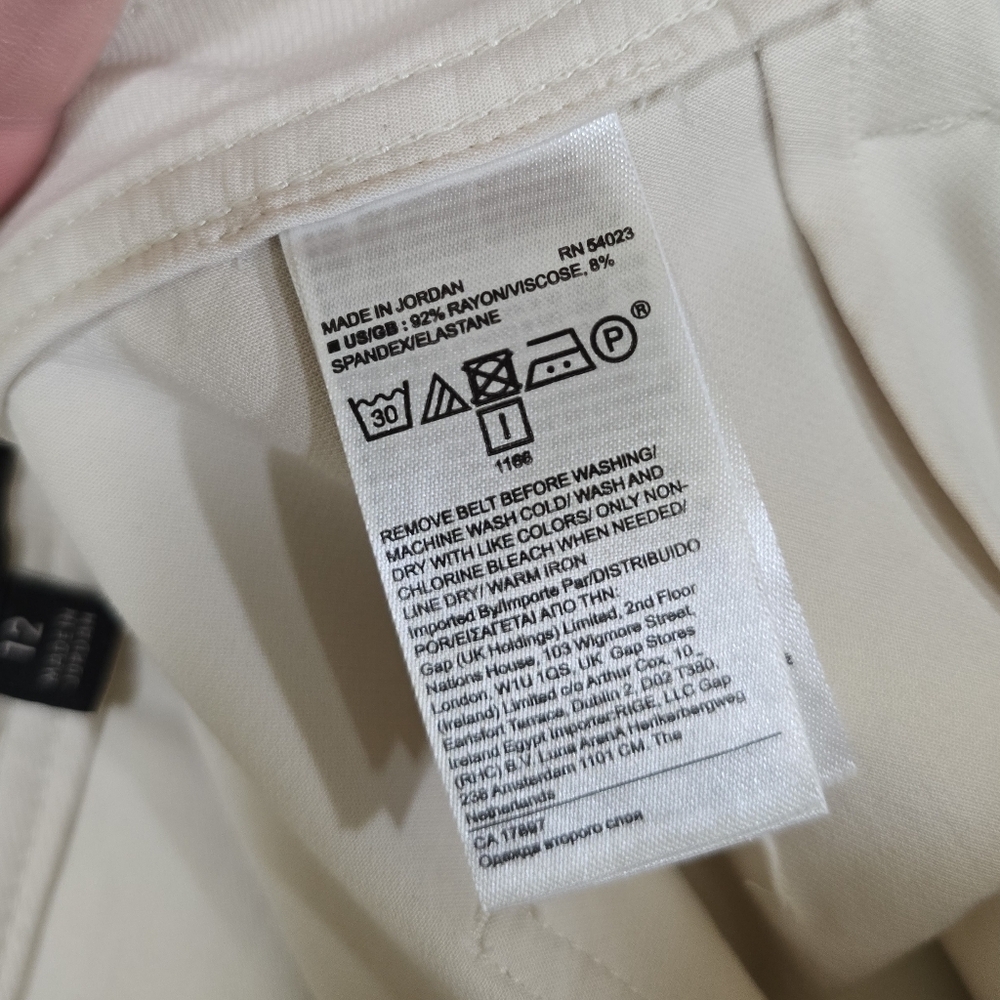 Banana Republic Heritage Pleated Cargo Pant In Transition Cream 12 - Picture 7 of 9